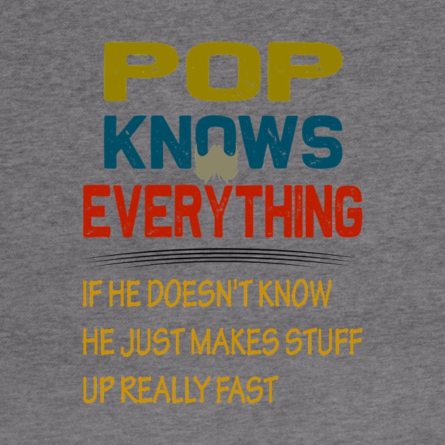 pop knows everything..fathers day gift by DODG99